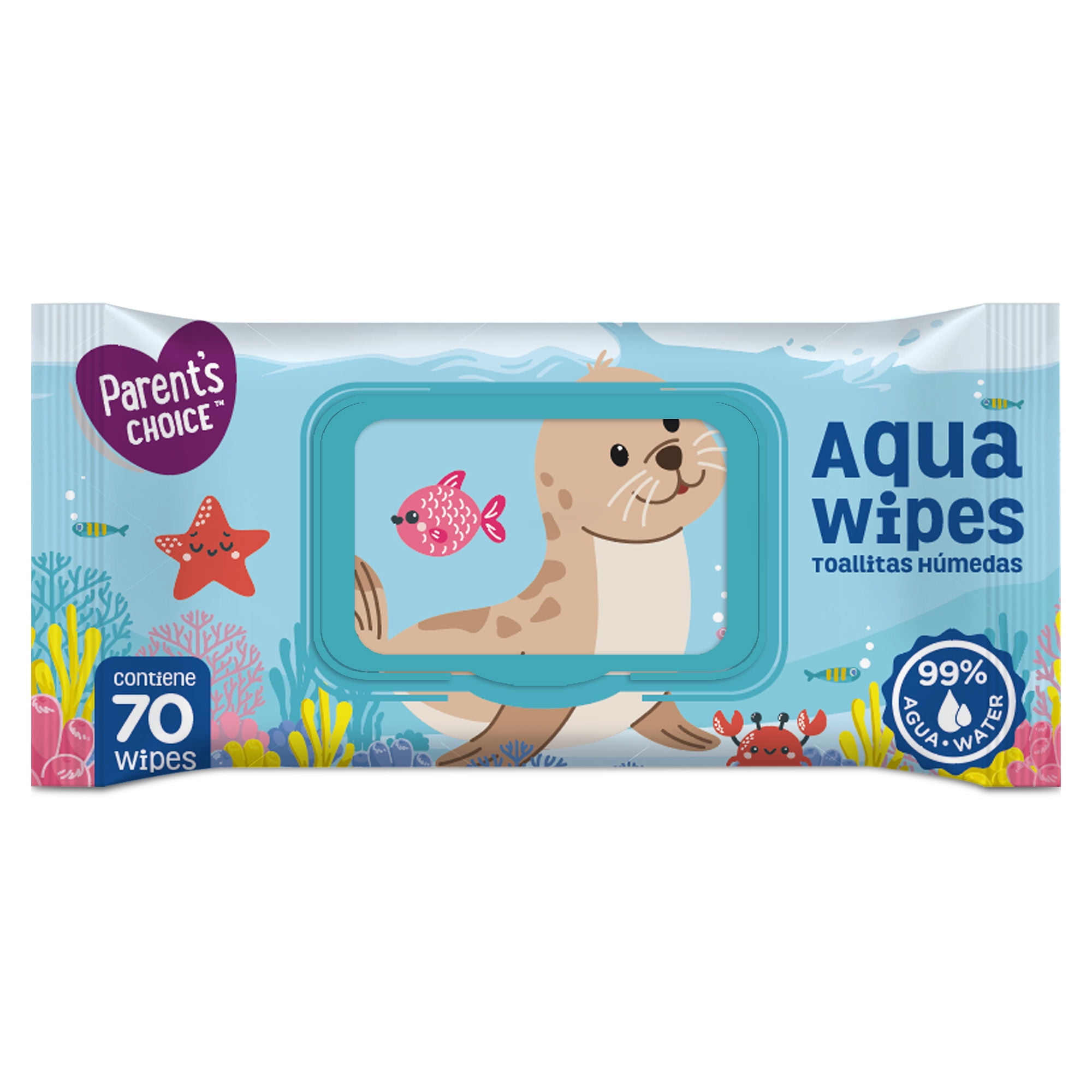 Toallitas Húmeda 99% Agua 70 Un Parent's Choice
