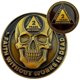 thumbnail image 1 of Moneda de Sobriedad Bliss and Beam 2 Años Calavera AA, 1 of 9
