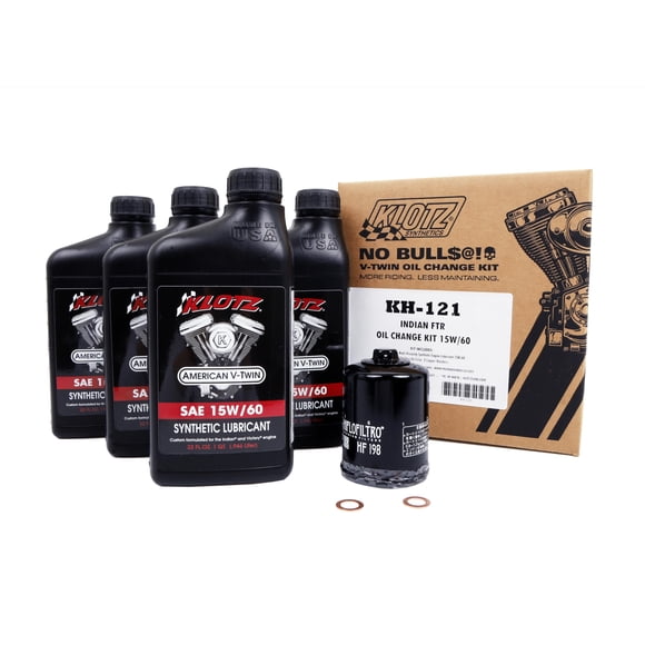 Kit de Cambio de Aceite de Motor Klotz Sintético 15W-60 3.8L