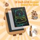 thumbnail image 2 of Tableta LCD para escribir ChainnForces de 12" con diseño de capibara, 2 of 7