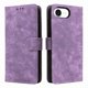 thumbnail image 1 of Funda Billetera para iPhone 17E con Soporte - Cartera de Cuero con Ranuras Morado, 1 of 5