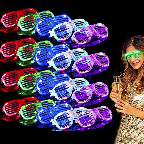 Gafas LED TURNMEON, paquete de 20 artículos para fiestas de Halloween