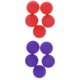 thumbnail image 3 of 10pcs 2.5 '' EVA Ball Bouncy Balls Soft Foam Balls Pet Kid Toys Púrpura / Rojo, 3 of 3