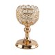 thumbnail image 1 of Candelero De Cristal Tealight Candelabro De Escritorio Para Comedor Golden M, 1 of 5