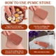 thumbnail image 2 of Raspador de Pies Beauticone Piedra Pómez de Terracota Natural, 2 of 5