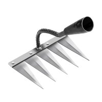 Magideal - Herramienta Extractora Tradicional, Herramienta De Jardín, Solo Cabeza, Extractor, Aflojamiento, Aflojamiento, Jardín Portátil, Para Plantar Agr , Acero De 5 Dientes