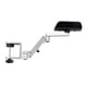 thumbnail image 1 of Soporte De Reposabrazos Ajustable, Reposabrazos Extensible Para Mesa De Ordenador, Oficina, Plata, 1 of 5