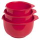 thumbnail image 1 of Tazones para mezclar Glad, set de 3, rojos, apilables, 2,8 L, 1 of 7