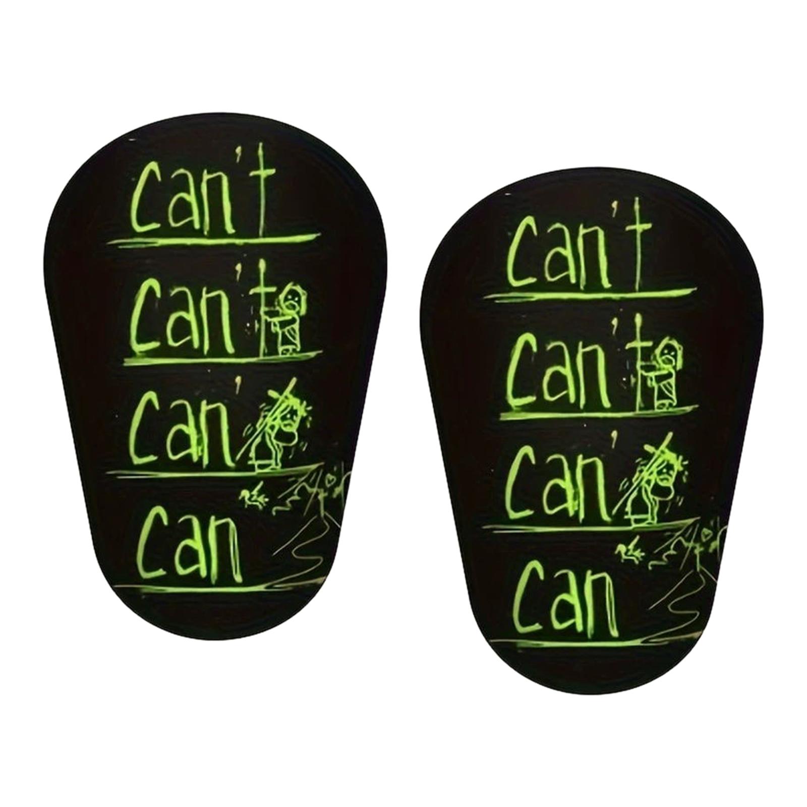 Ioensy - 2X Mini Espinilleras De Fútbol Espinilleras De Entrenamiento De Fútbol Para Niños Niños Niñas Xs Letras Negras Y Verdes