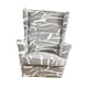 thumbnail image 2 of Antideslizante Funda Para Sillón Wingback Poliéster Moderno Elástico Impreso Para Dormitorio Gris Claro, 2 of 3