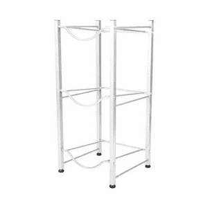 Importclick - Organizador Estante Rack 3 Botellones Agua 20 L Blanco