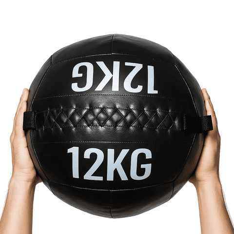 Linea Sport - Balón Medicinal 12 Kg De Ecocuero Antideslizante Para Crossfit
