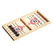 thumbnail image 4 of Juego De Hockey De Madera De Mesa Juego De Disco Rápido Portátil Para Cumpleaños Vacaciones Familiares L Rojo Con 10 Ajedrez, 4 of 5