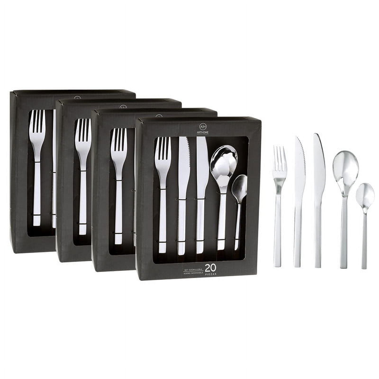 Arthome - Set Cuchilleria 80 Piezas Acero Inoxidable Cuc03