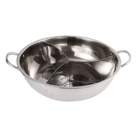 Magideal - Olla Caliente De Material Acero Inoxidable, Olla Para Cocinar, Utensilios De Cocina De Inducción, Olla Para Sopa , Los 32Cm