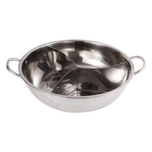 Magideal - Olla Caliente De Material Acero Inoxidable, Olla Para Cocinar, Utensilios De Cocina De Inducción, Olla Para Sopa , Los 32Cm
