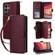 thumbnail image 1 of Funda Cartera con Cremallera y Correa para Samsung Galaxy S25 Ultra Soporte y Tarjetero Rojo, 1 of 6