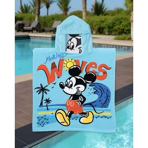 Mashini - Toalla Capucha Playa O Piscina Niño Niña Mikey