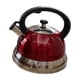 thumbnail image 3 of Estufa De Agua Con Silbido Superior, Tetera Con Mango Antiescaldado Para Estufas De Gas De Cocina, Color Rojo, 3 of 5