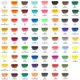 thumbnail image 3 of Soft Pastels Artecho, 72 unidades, 70 colores con 4 fluorescentes y regalo, 3 of 8