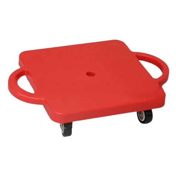 Sports Scooter Board Con Handles Sitting Scooter Para Actividades Al Aire Libre Gym Red
