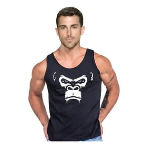 Persodesign - Polera Gorila Gym Musculosa Tank Hombre Talla M Negro Hombre