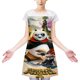 thumbnail image 5 of Franquicia de Kung Fu Panda delantal temático para cocinar, esencial para el hogar, delantal de barbacoa/bufanda de cocina con bolsillos para hombres y mujeres, regalo para el hogar, 5 of 6