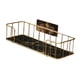 thumbnail image 4 of Bandejas de baño montadas en la pared Sin perforación Gel de ducha Soporte para champú Organizador de carrito de ducha Estante de almacenamiento de co Oro negro pequeño, 4 of 5
