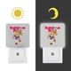thumbnail image 3 of Rainbow Brite / Arcoíris Brillante Luz nocturna LED con sensor de anochecer a amanecer para dormitorio, baño, pasillo, escaleras - Lámpara LED nocturna de enchufe, 0.5W - 1 pieza, 3 of 6