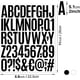 thumbnail image 2 of Calcomanías de vinilo de letras y números LAJEBZOM de 2 pulgadas, 8 hojas, 2 of 9