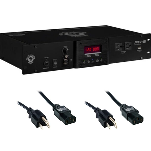 Acondicionador de alimentación Black Lion Audio PG-2 de 14 salidas para montaje en rack