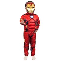 Marvel - Disfraz Iron Man Con Músculos Talla 4 A 6 Años