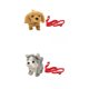 thumbnail image 1 of Perro De Peluche Electrónico De 2 Piezas, Cola De Ladrido Interactivo, Peluche Y Husky, 1 of 2