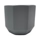 thumbnail image 2 of Macetero Maceta De Ceramica Gris Lineas Verticales L, 2 of 8
