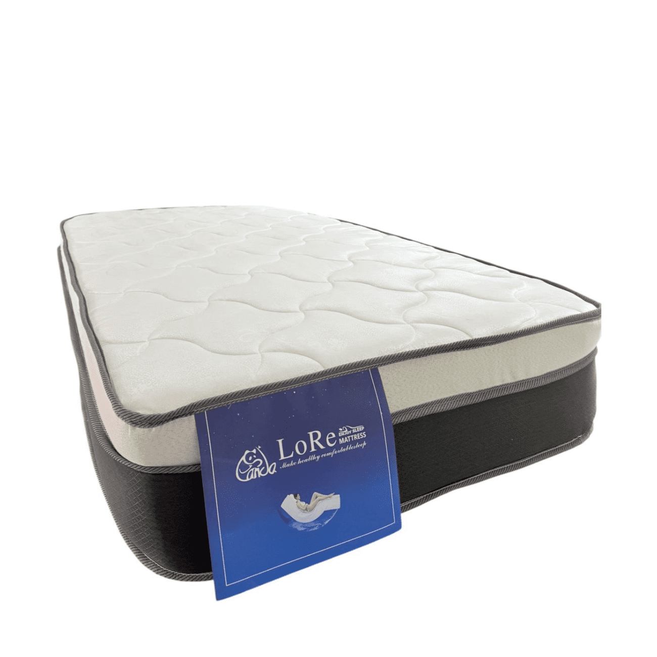 Colchón 1.5 Plazas + 1 Pilio Lore / Suavidad Y Soporte 190x105x28