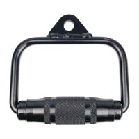 Magideal - Accesorio Para Máquina De Cables Con Mango En D, Acero, Entrenamiento Con Pesas, Mango De Estribo Para Tríceps, Mango En D Extraíble, Accesorios Para