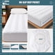 thumbnail image 5 of Protector De Colchón Impermeable King Size Blanco, 5 of 6