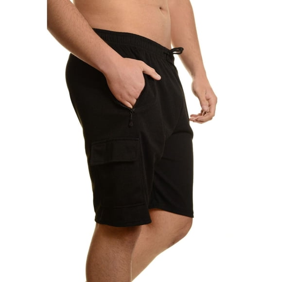 Short Bermuda Deportivo Cargo Hombre Bolsillos Cierre 7005