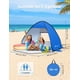 thumbnail image 3 of Carpa de playa Glymnis, con protección solar desplegable, UPF 50+, para 1-2 personas, 3 of 9