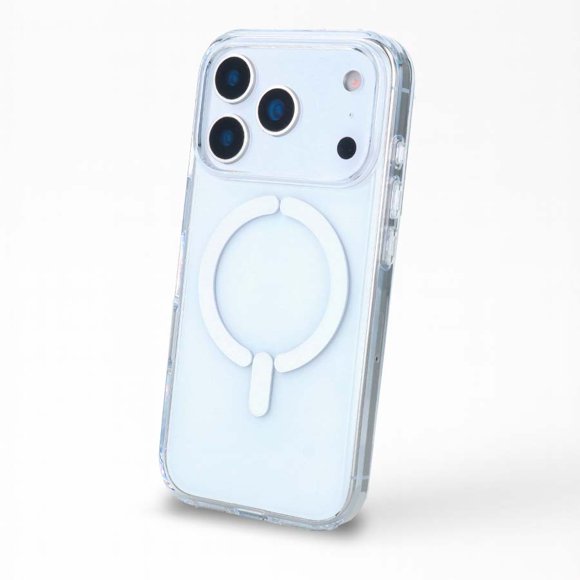 Carcasa Logo Compatible con MagSafe Transparente para iPhone 17 Pro Max