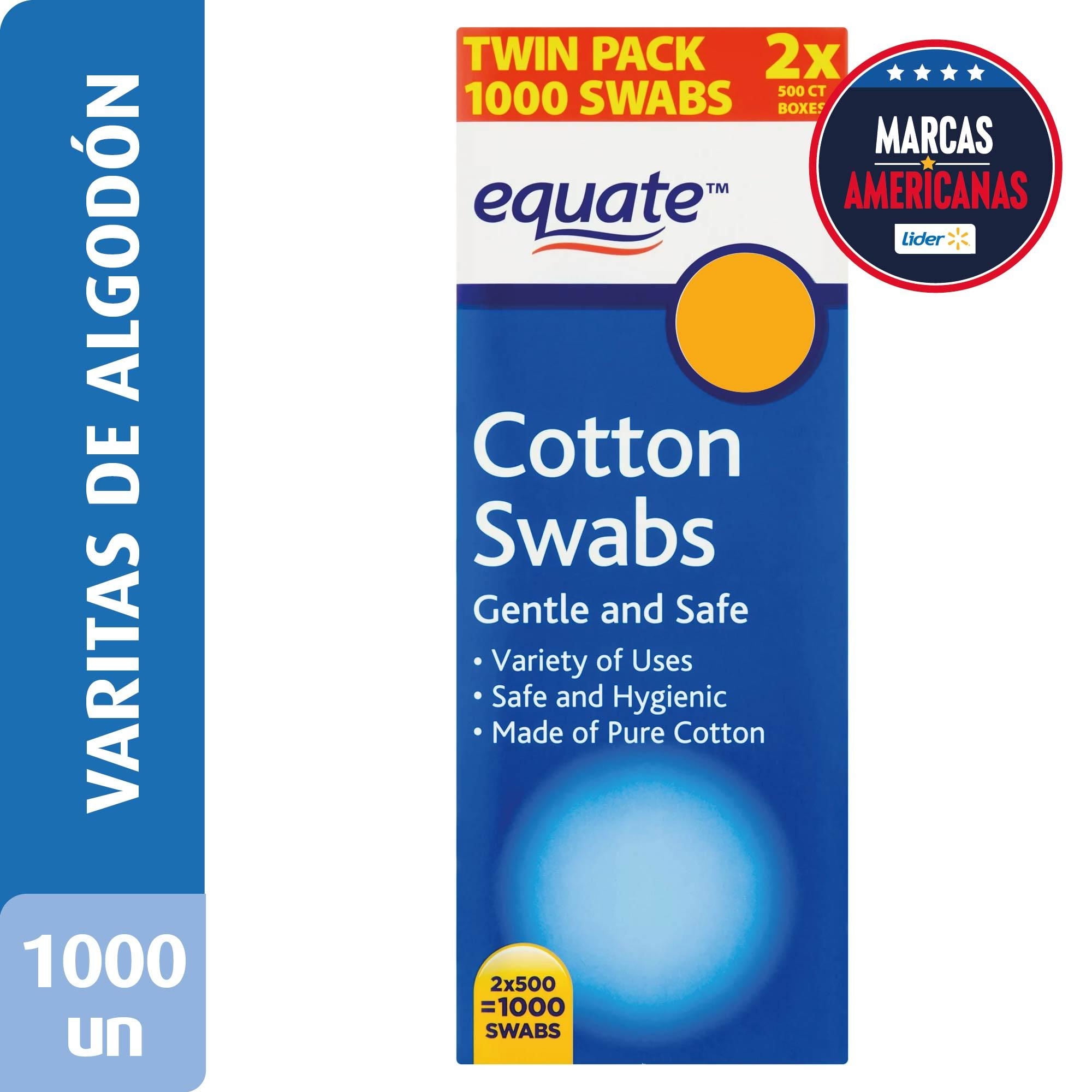 Varitas De Algodón 1000 Un Equate