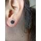 thumbnail image 2 of Aros Punk Rock Acero Moda 6mm Juvenil Negro Barbell, 2 of 3