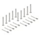 thumbnail image 1 of Uxcell Pasadores de Horquilla, Sistemas de Bloqueo de Sujetadores de Cabeza Plana de Un Solo Orificio con Pasadores de Chaveta para Instalación de Muebles 10Pcs M3x25mm, 1 of 7
