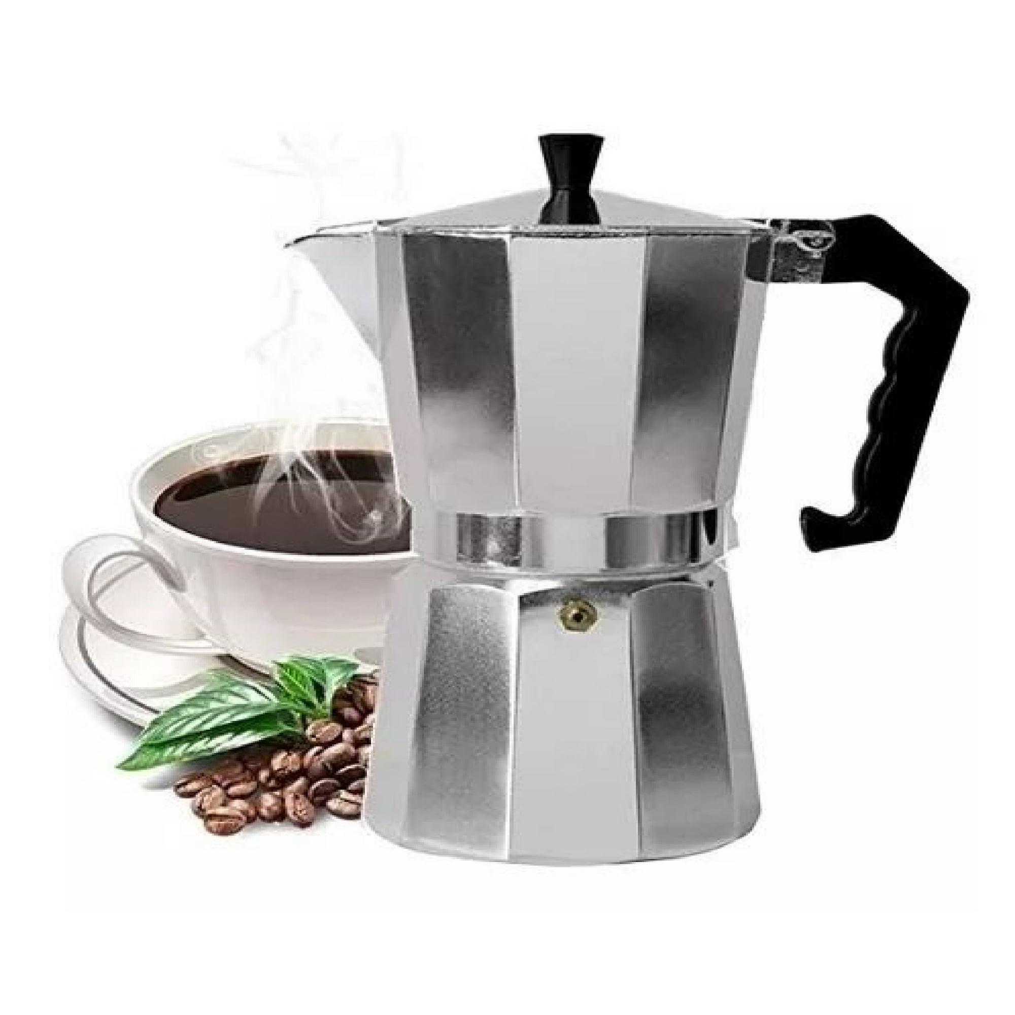 Genérico - Cafetera Italiana De Aluminio Para 6 Tazas