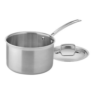 Cacerola Cuisinart Multiclad Pro De Triple Capa, Acero Inoxidable, 4 Litros