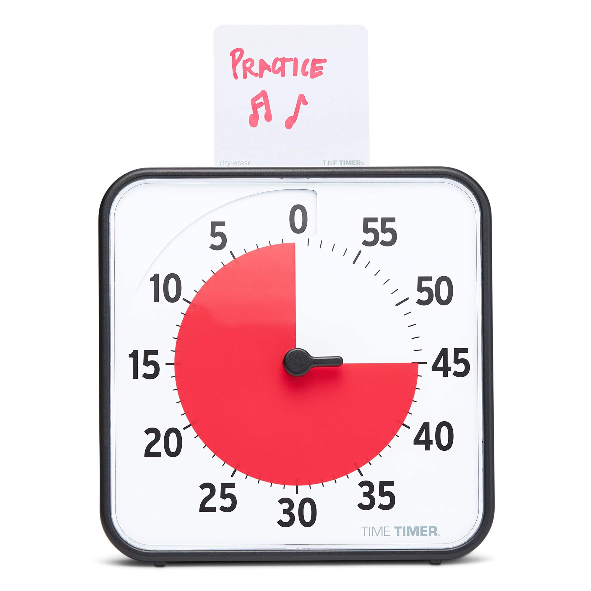 Time Timer - Temporizador Visual, 8 Pulgadas, 60 Minutos, Con Tarjeta De Borrado En Seco
