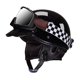 thumbnail image 2 of Casco De Scooter Cómodo Y Transpirable Accesorios De Ciclismo Casco De Moto Negro Brillante, 2 of 5