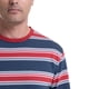 thumbnail image 3 of Polera Jersey Listada Cuello Redondo Azul, 3 of 3