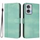 thumbnail image 1 of Funda Cartera para Motorola Moto Edge 50 Fusion 5G Protección 360° con Ranuras para Tarjetas y Soporte Verde claro, 1 of 6