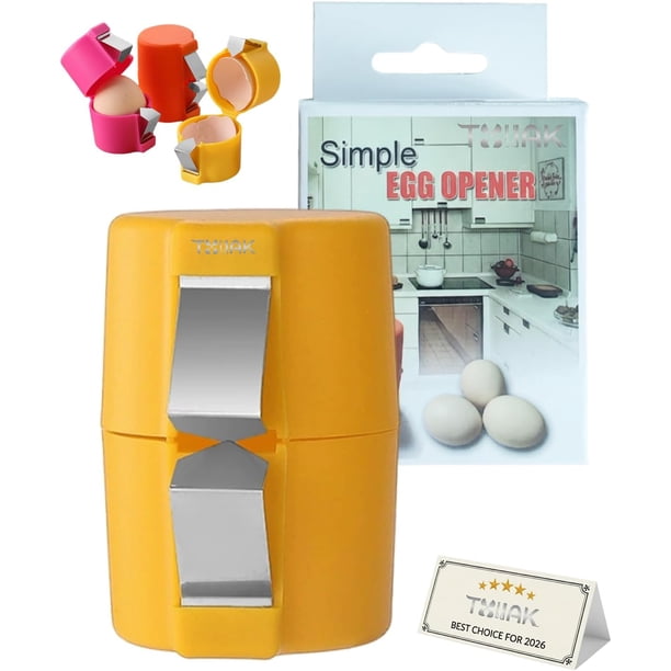 Herramienta agrietar cáscara huevo cocido pelador acero inoxidable fácil uso gadget cocina